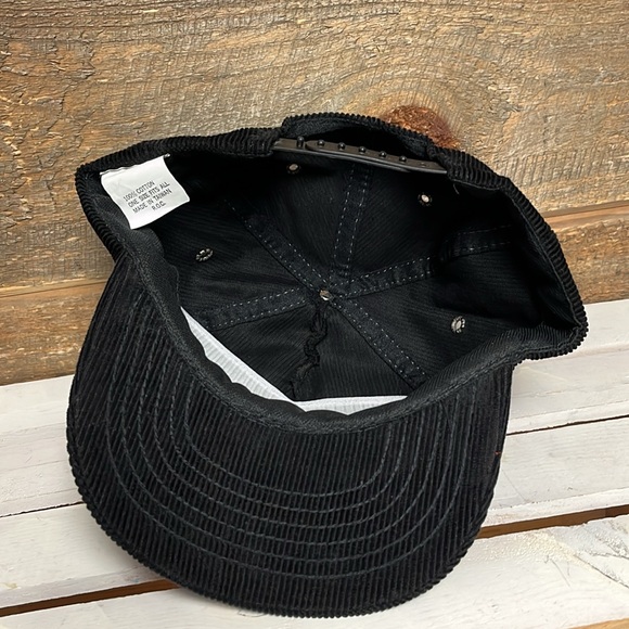 Vintage Joe Camel cigarettes SnapBack corduroy hat Streetwear trucker cap y2k 90 - Picture 6 of 8